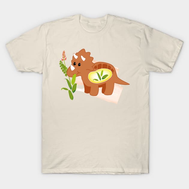 triceratops T-Shirt by masslos